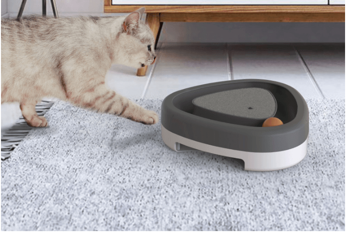Smart Kitty Spinner - Interactive Electric Cat Toy With Feather Scratcher-1