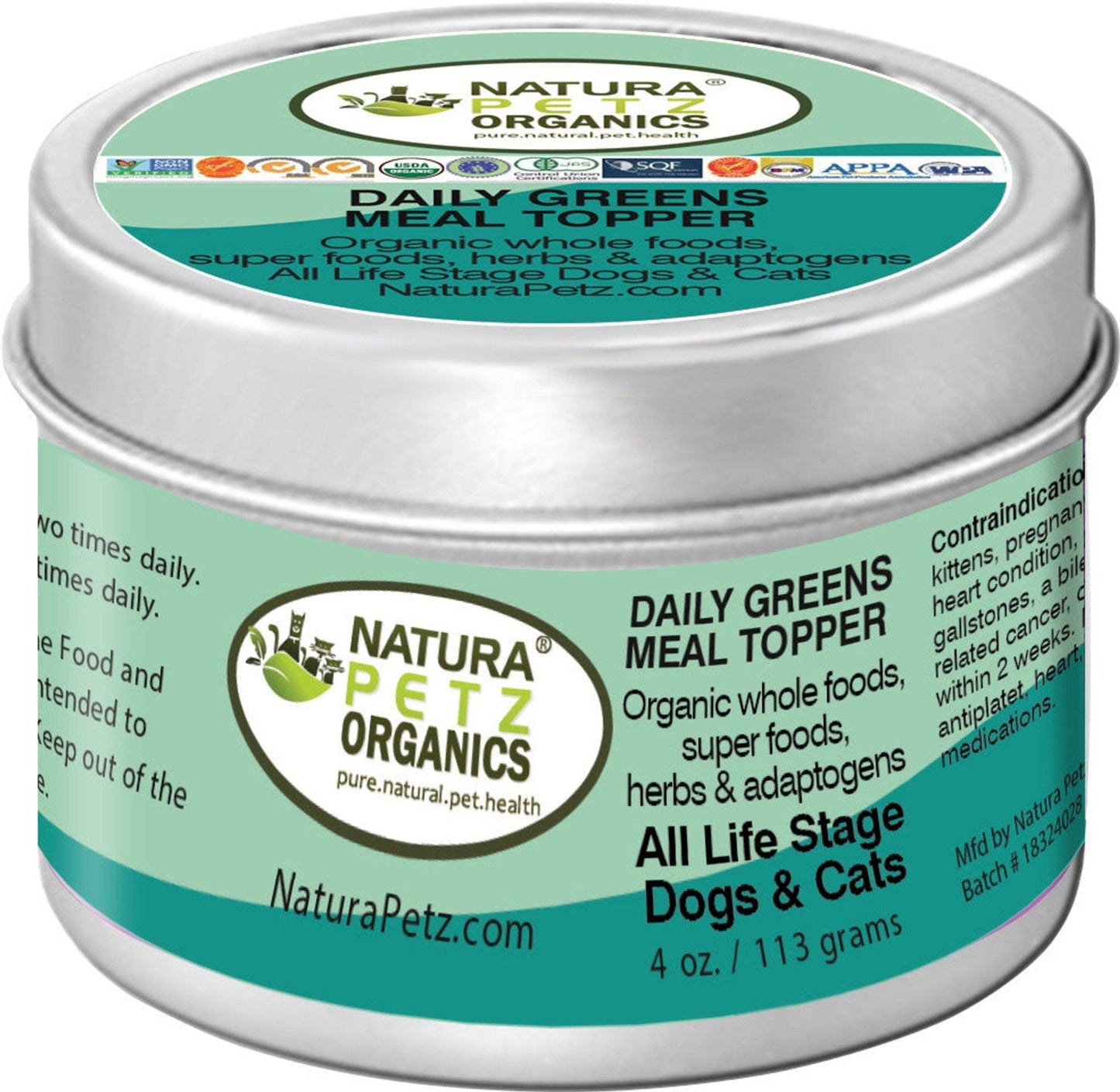 Daily Greens Glow Multi-Vitamin Meal Topper for Dogs and Cats-0