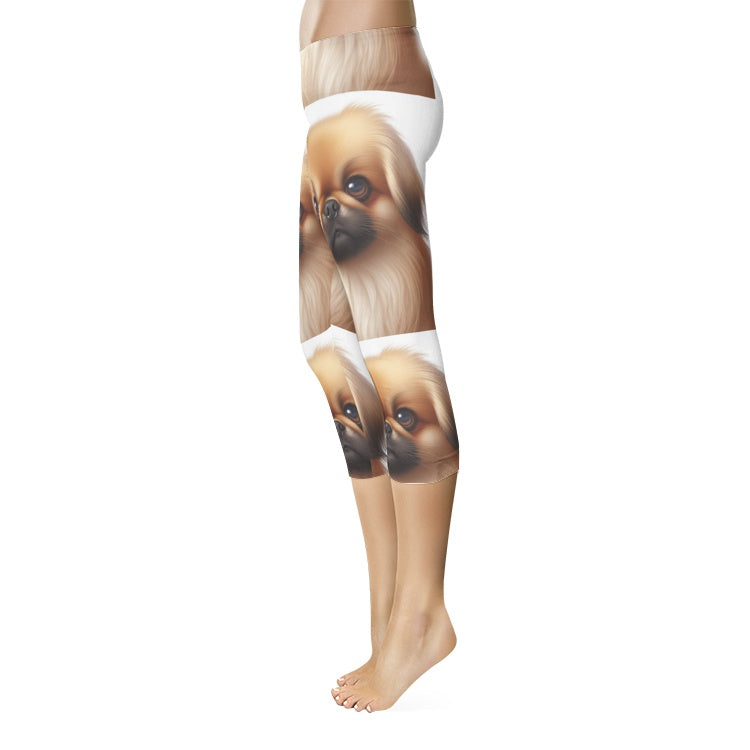 All-Over Print Capri Leggings