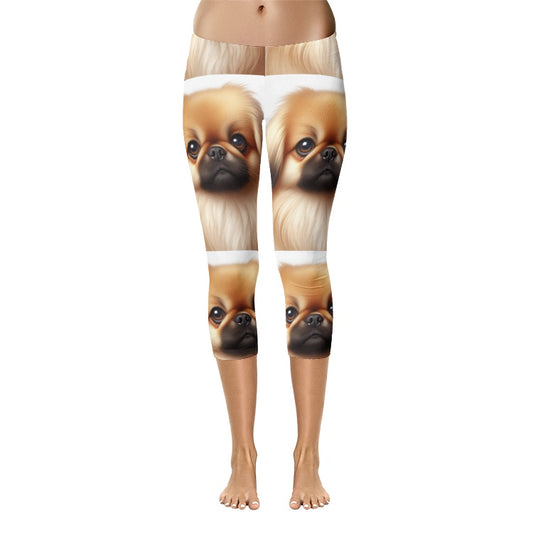 All-Over Print Capri Leggings